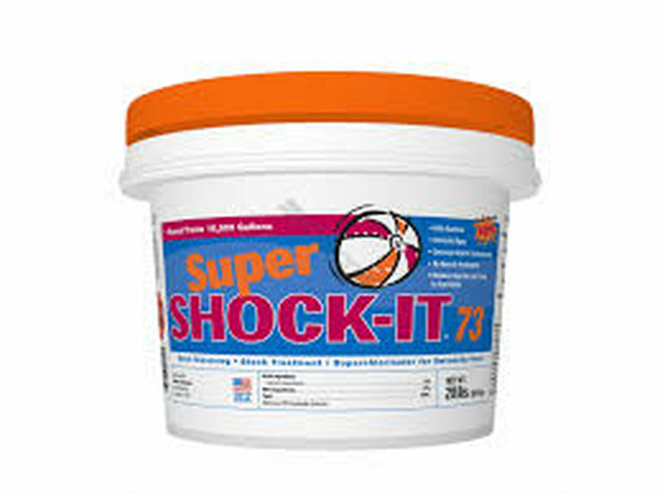 Super Shock-it 73% Calcium Hypochlorite 24x1lb Bags